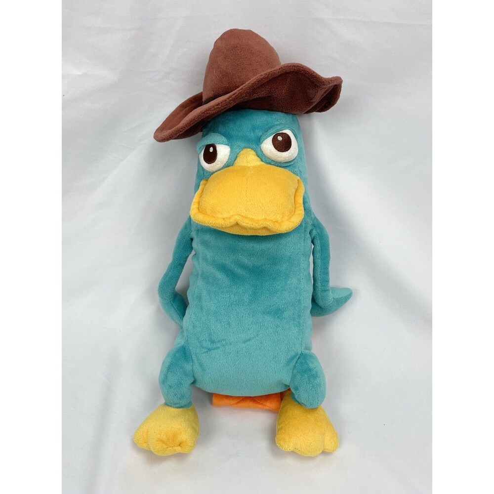 Disney Parks‎ Phineas Ferb Platypus Perry Agent P Plush Stuffed Animal Detective